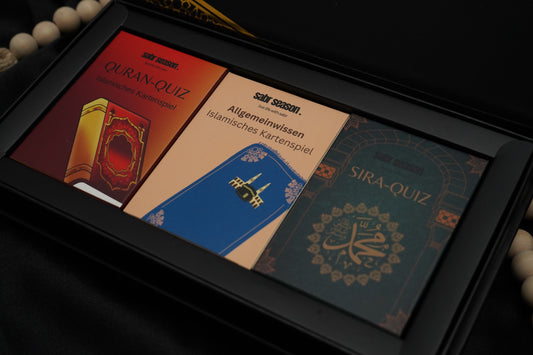 3er-Quiz Luxus Bundle Set in hochwertiger Verpackung