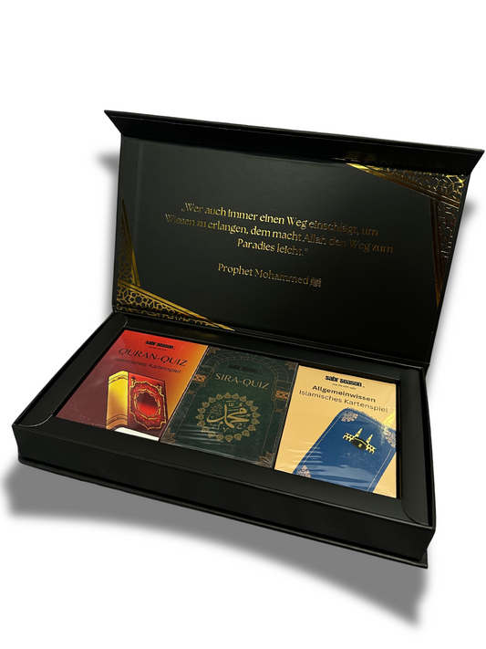 3er-Quiz Luxus Bundle Set in hochwertiger Verpackung