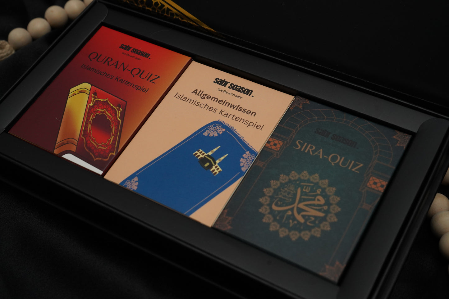 3er-Quiz Luxus Bundle Set in hochwertiger Verpackung